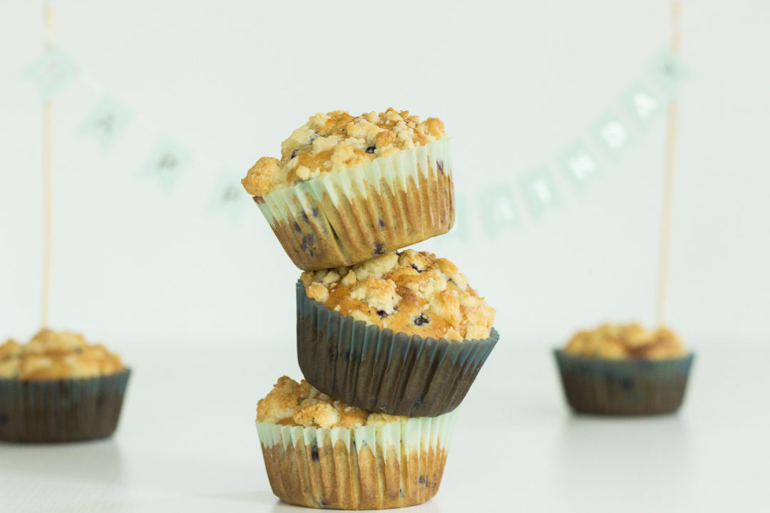 kathleensdream.de Kleine und süße BlaubeerMuffins zum Geburtstag