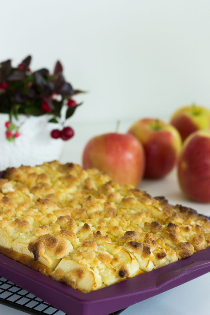 Backen im Herbst | Hefe-Apfelkuchen mit Streuseln