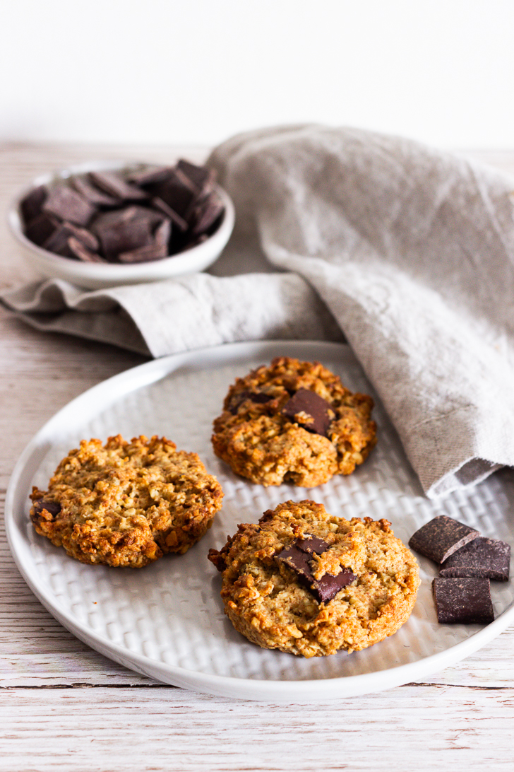 Cookies mit mit Haselnüssen und Chocolate Chips