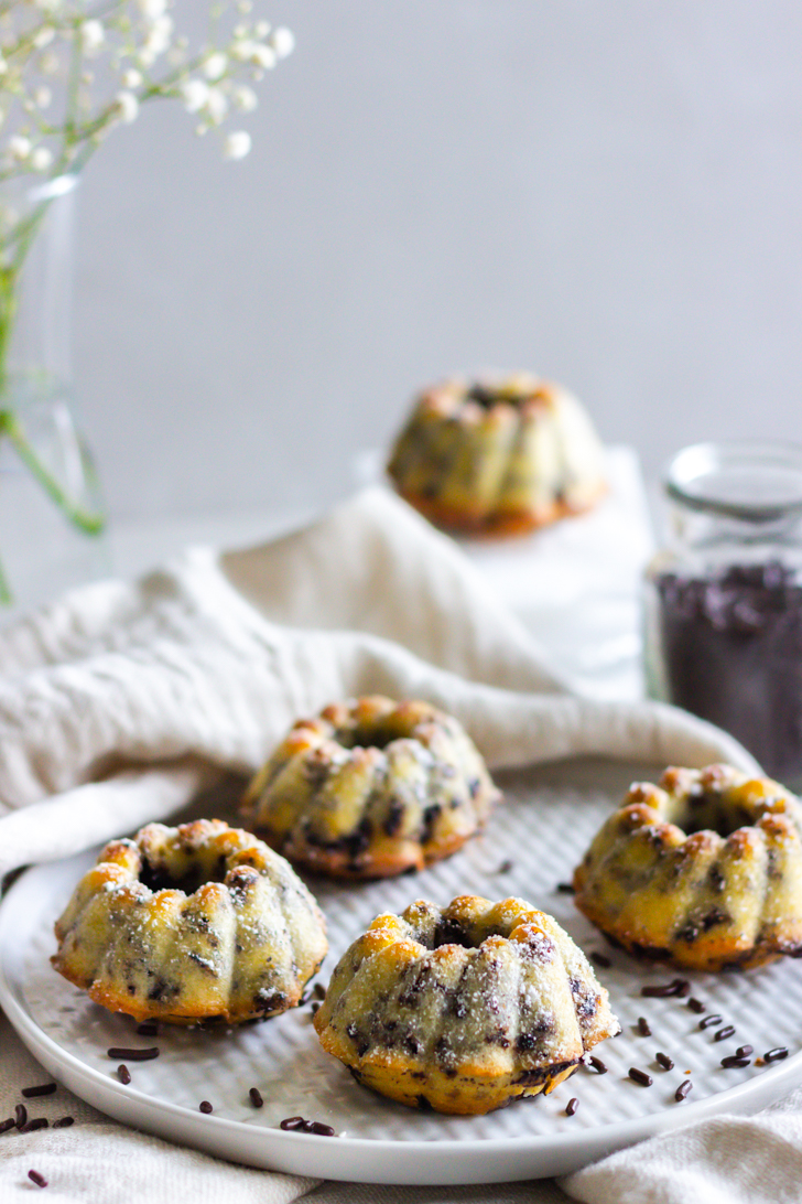 Mini-Gugl mit Schokolade